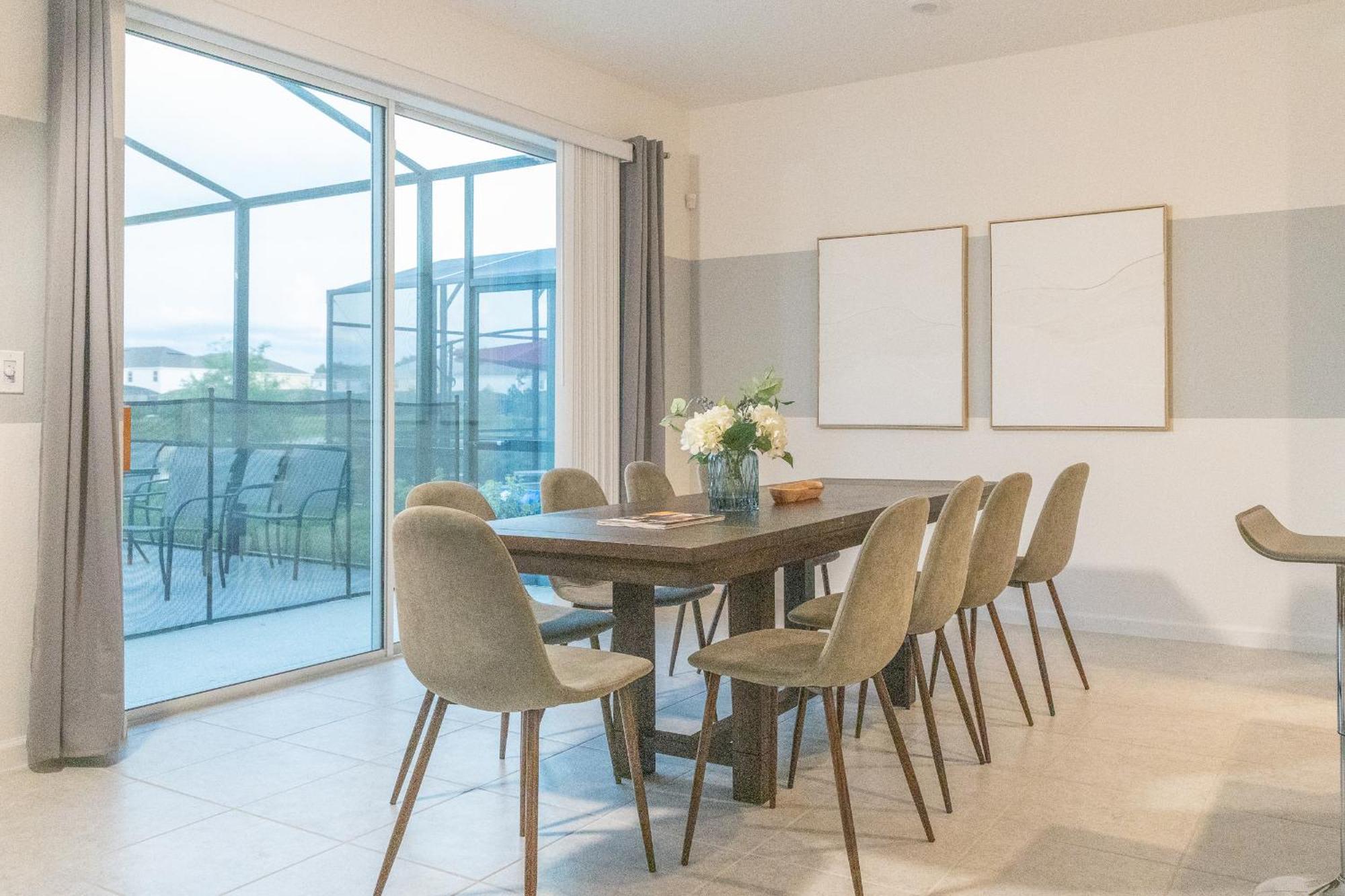Waterfront Brand New Modern Luxury 8 Bedroom Pool House! Sleeps 16 Kissimmee Kültér fotó